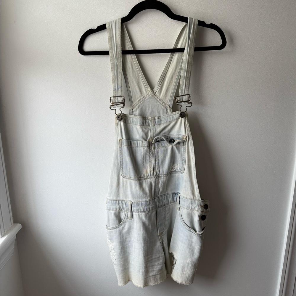 Overalls Light Blue Denim Washed